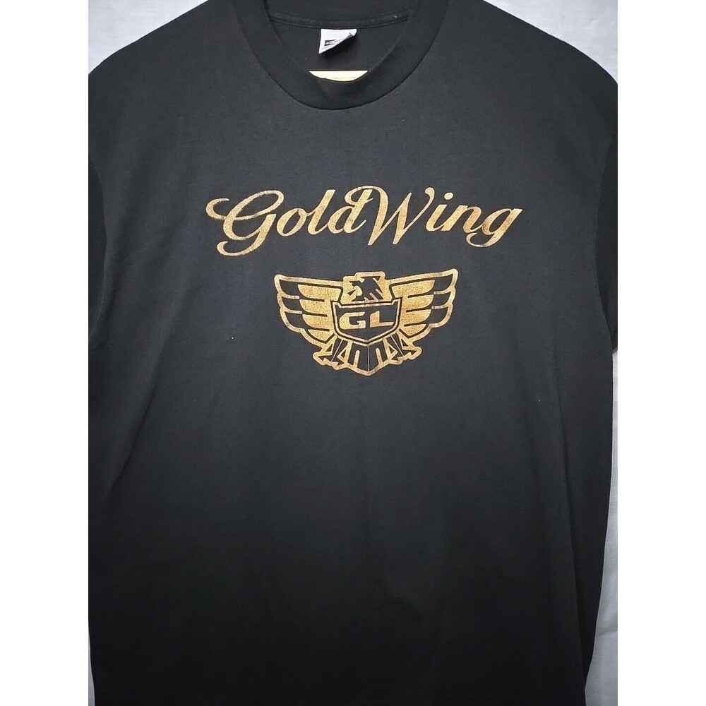 Gold Wing T Shirt XL K-Brand Black Made In The USA